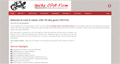 Desktop Screenshot of geckocpa.com